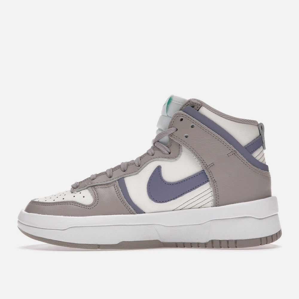 Nike Women's High-Top Sneakers in Gray, White & Purple - Picture 3 of 8